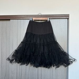 Black Lindy Bop Petticoat